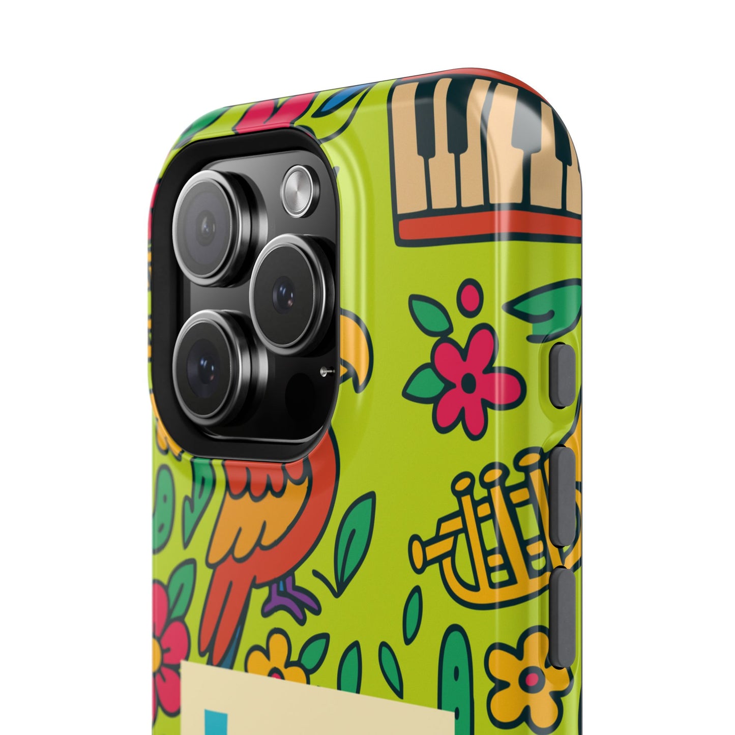 Impact-Resistant Phone Case – Electric Verde by La Calle Band
