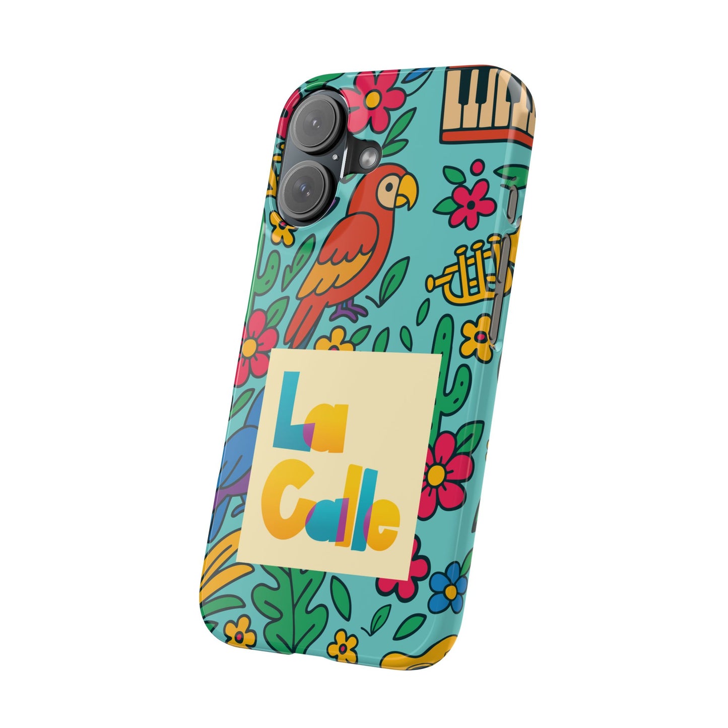 Slim Phone Case – Calle Azul by La Calle Band