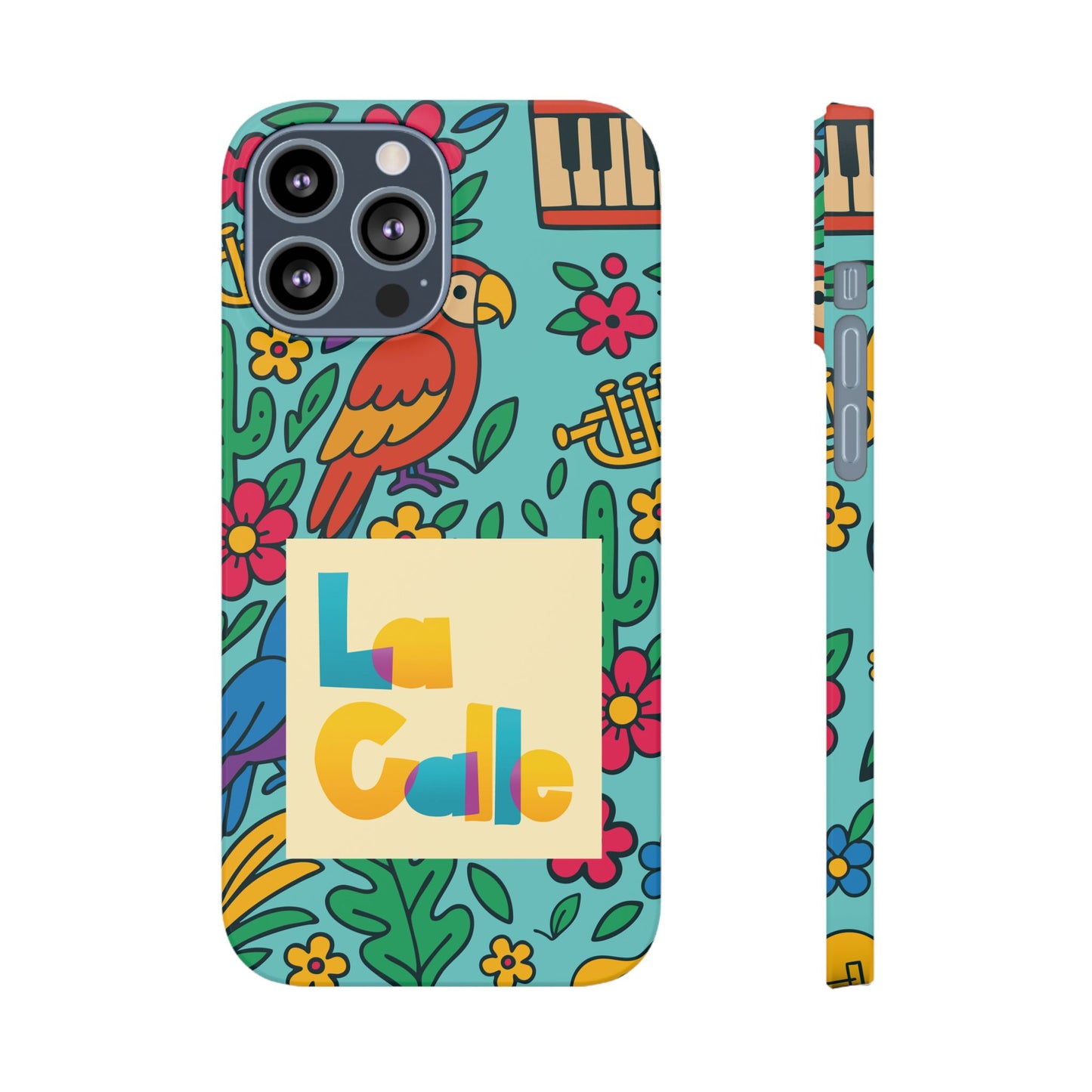 Slim Phone Case – Calle Azul by La Calle Band