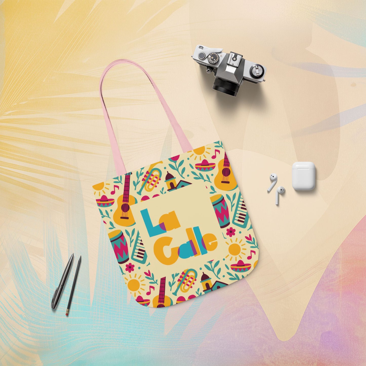 Calle Fiesta Canvas Tote Bag