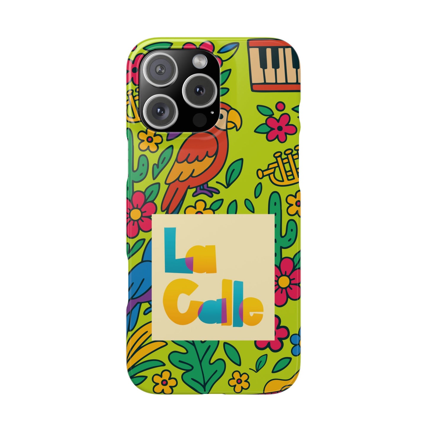 Slim Phone Case – Electric Verde by La Calle Band