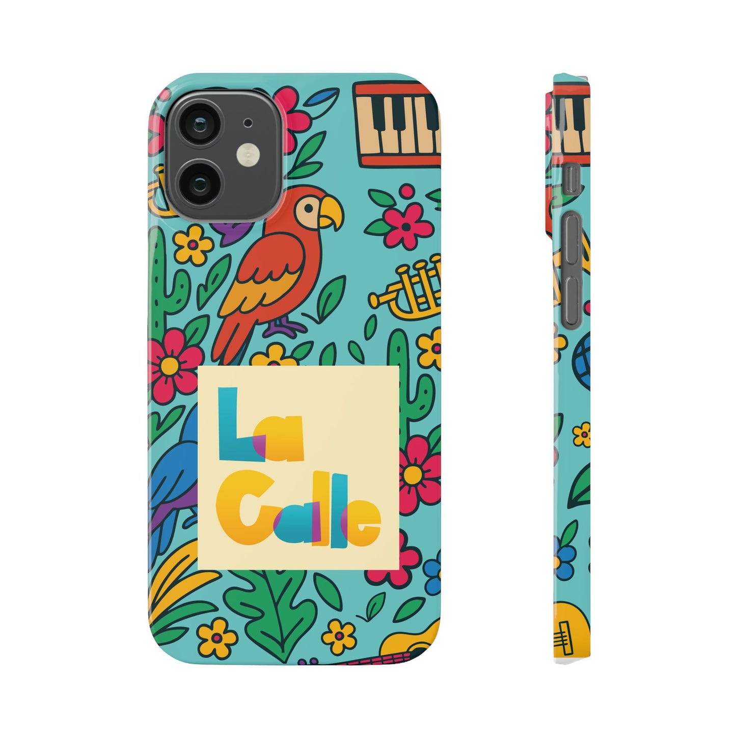 Slim Phone Case – Calle Azul by La Calle Band