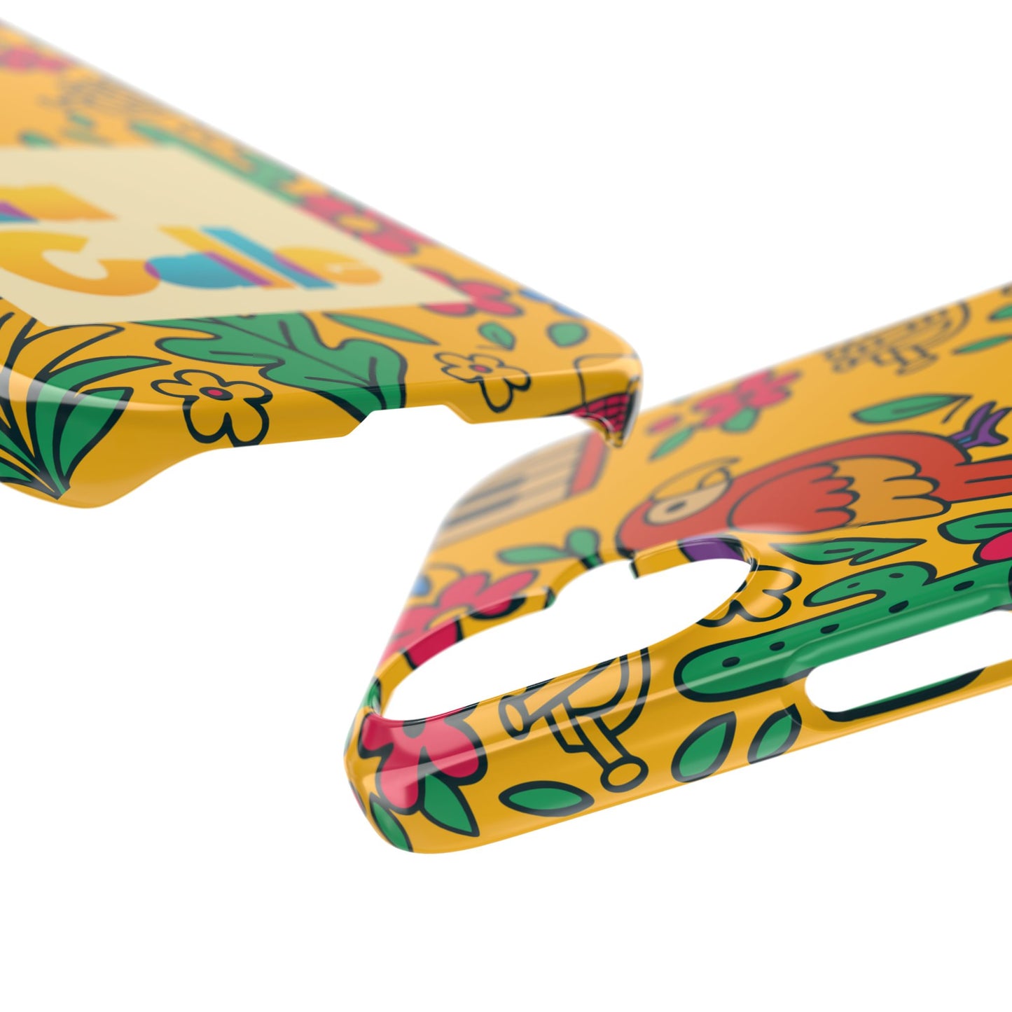 Slim Phone Case – Amarillo Ritmo by La Calle Band