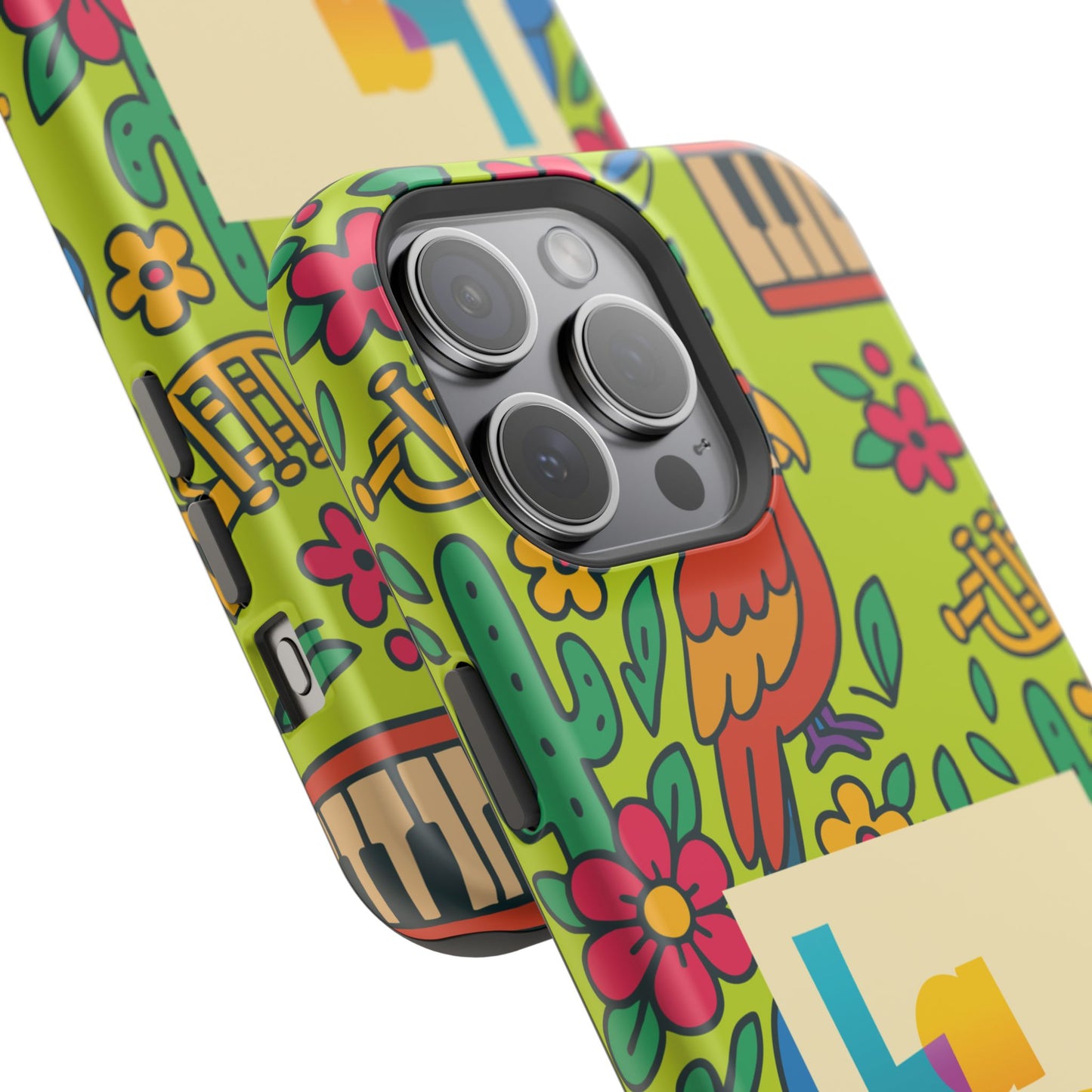 Impact-Resistant Phone Case – Electric Verde by La Calle Band