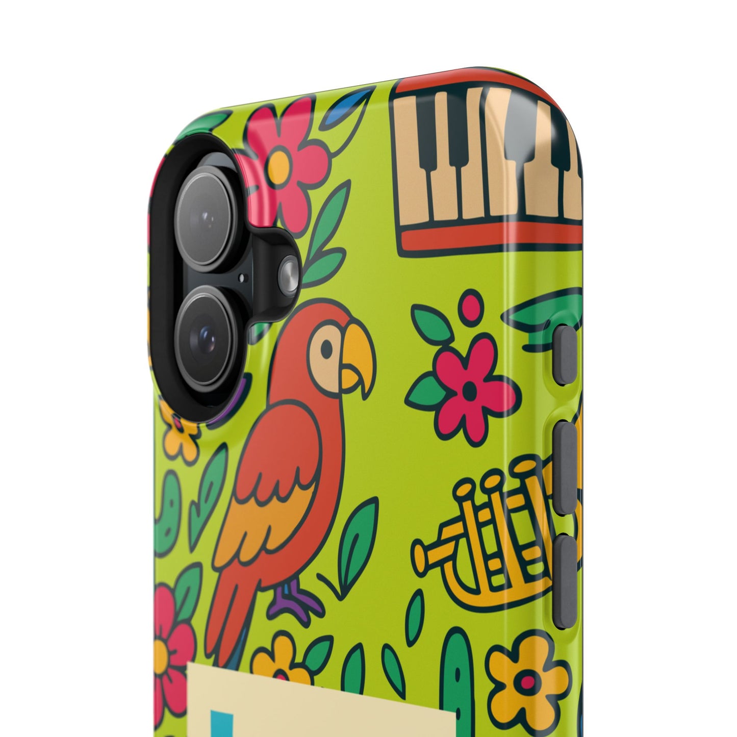 Impact-Resistant Phone Case – Electric Verde by La Calle Band