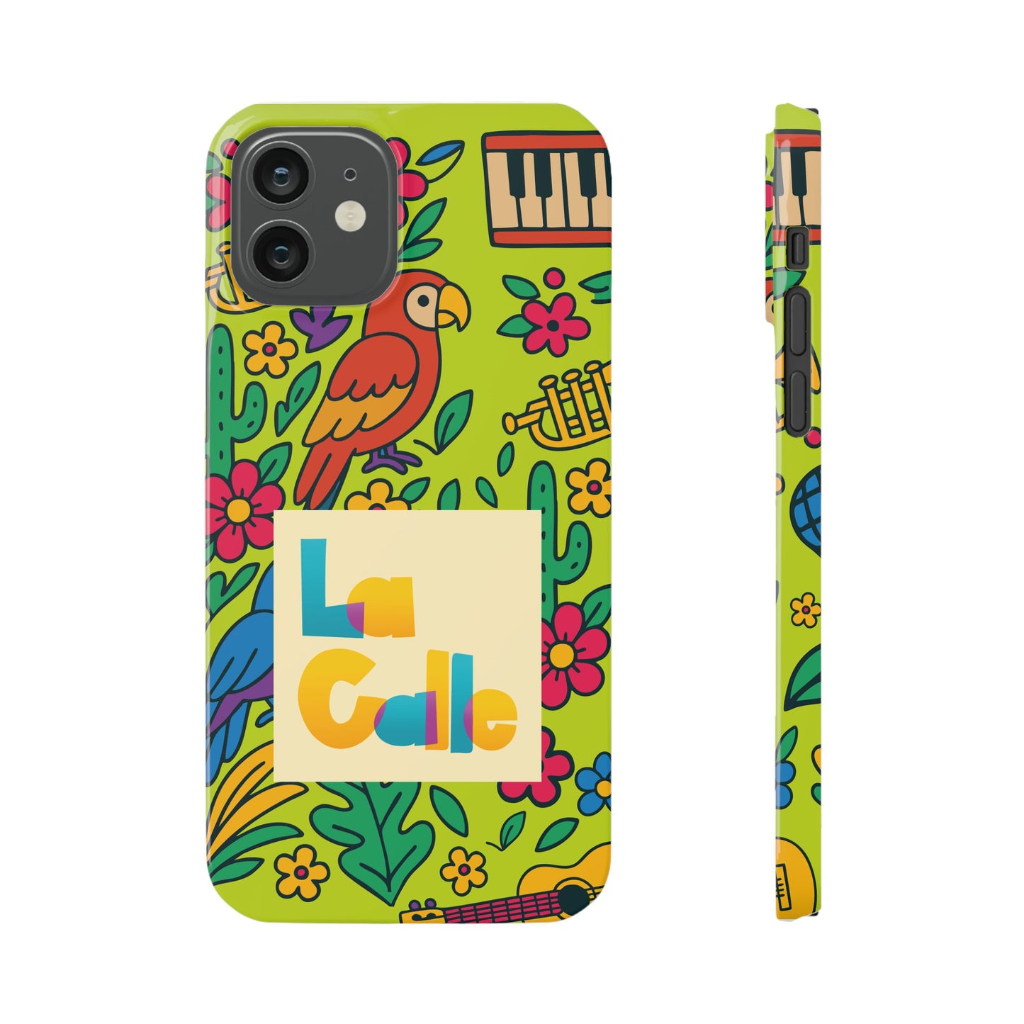 Slim Phone Case – Electric Verde by La Calle Band