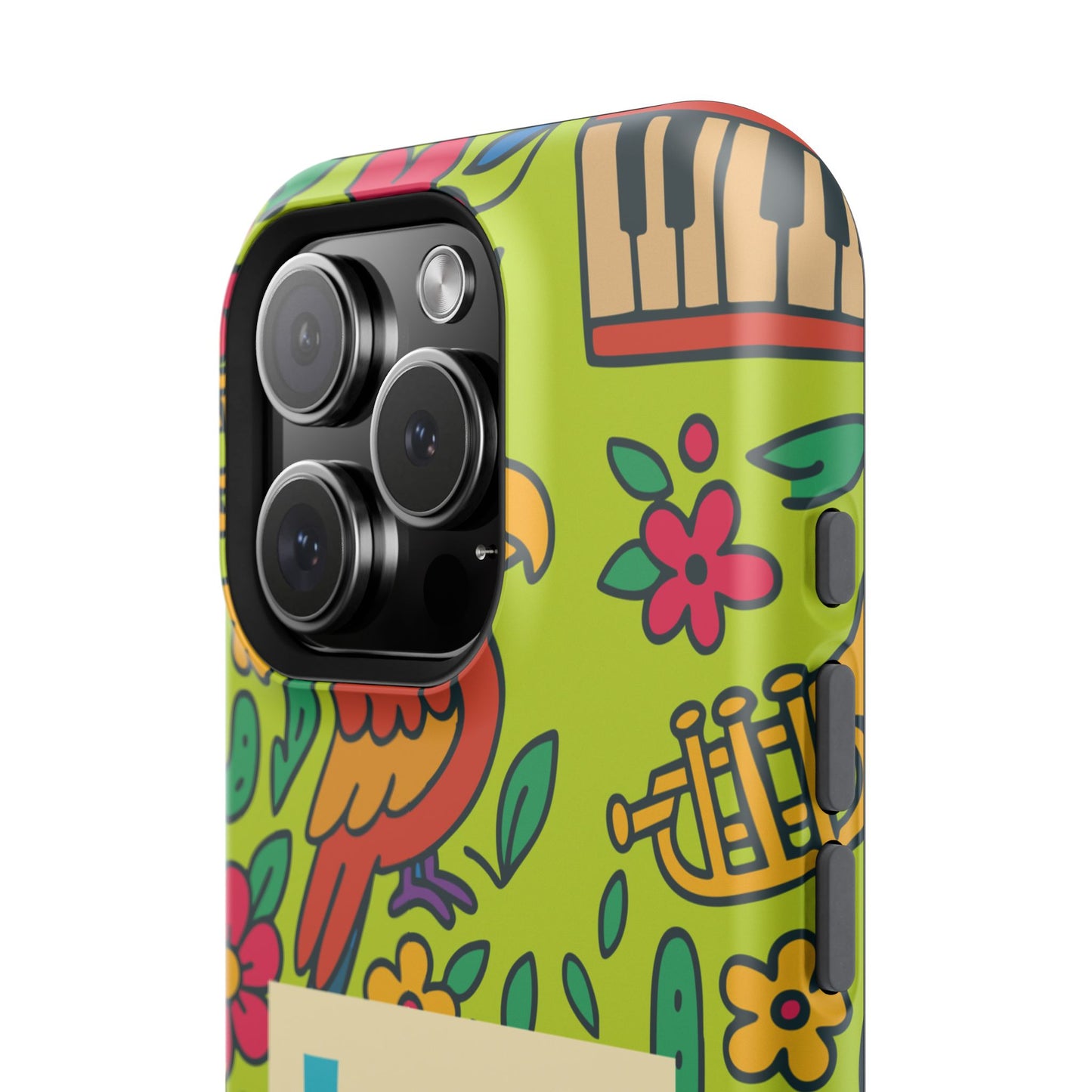 Impact-Resistant Phone Case – Electric Verde by La Calle Band
