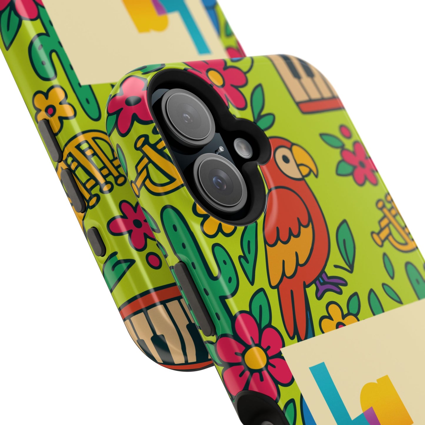 Impact-Resistant Phone Case – Electric Verde by La Calle Band