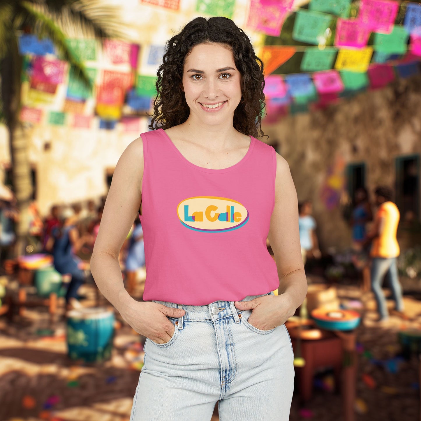 La Calle Classic Logo Tank Top