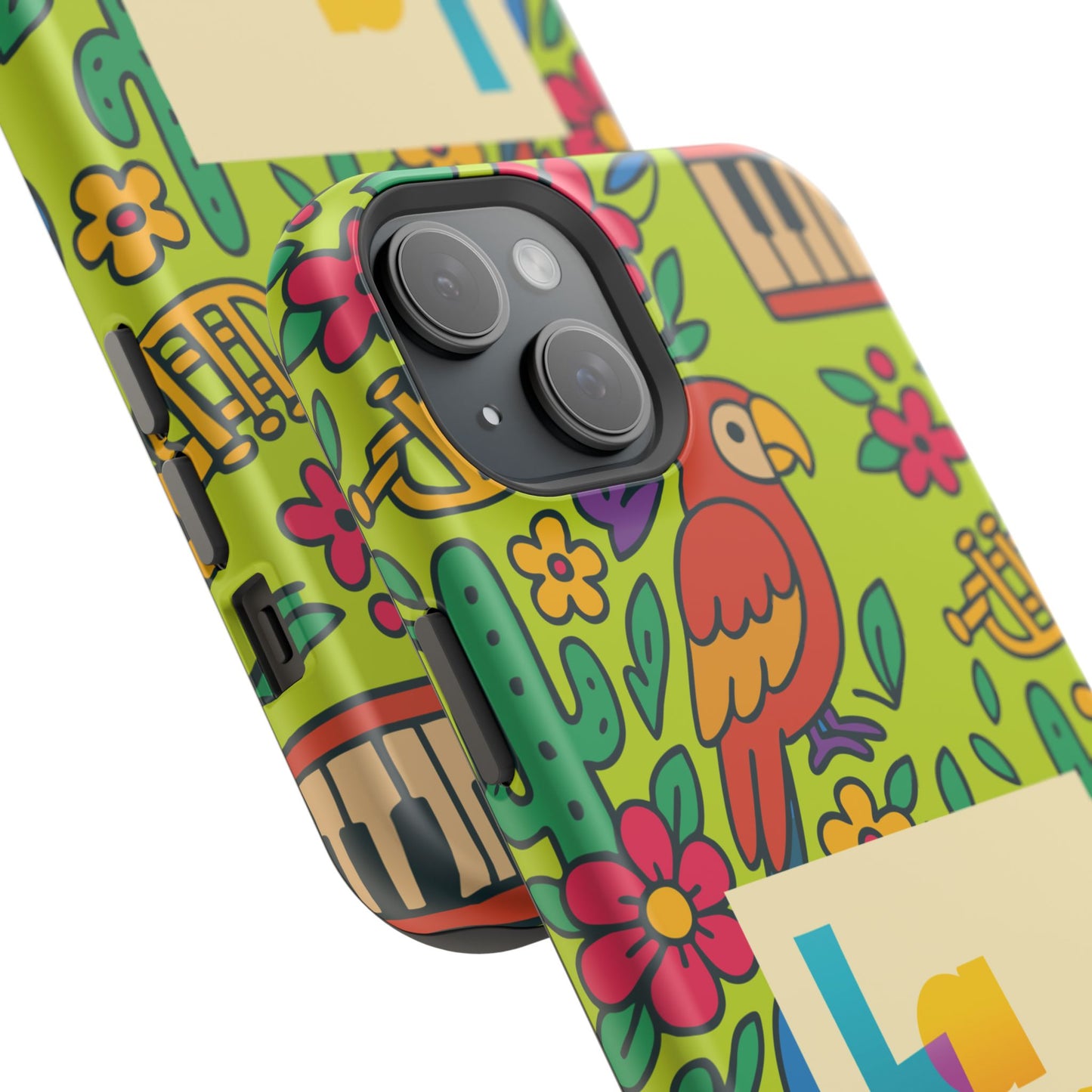 Impact-Resistant Phone Case – Electric Verde by La Calle Band