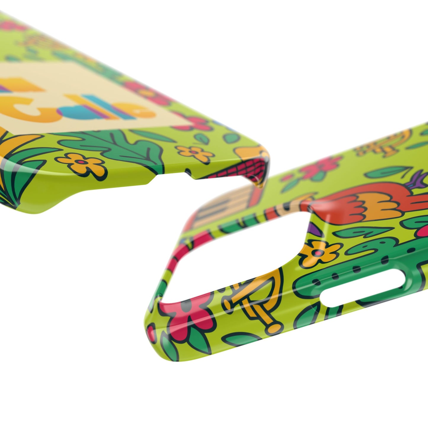 Slim Phone Case – Electric Verde by La Calle Band