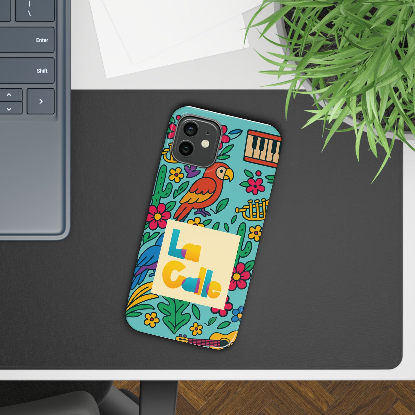 Slim Phone Case – Calle Azul by La Calle Band