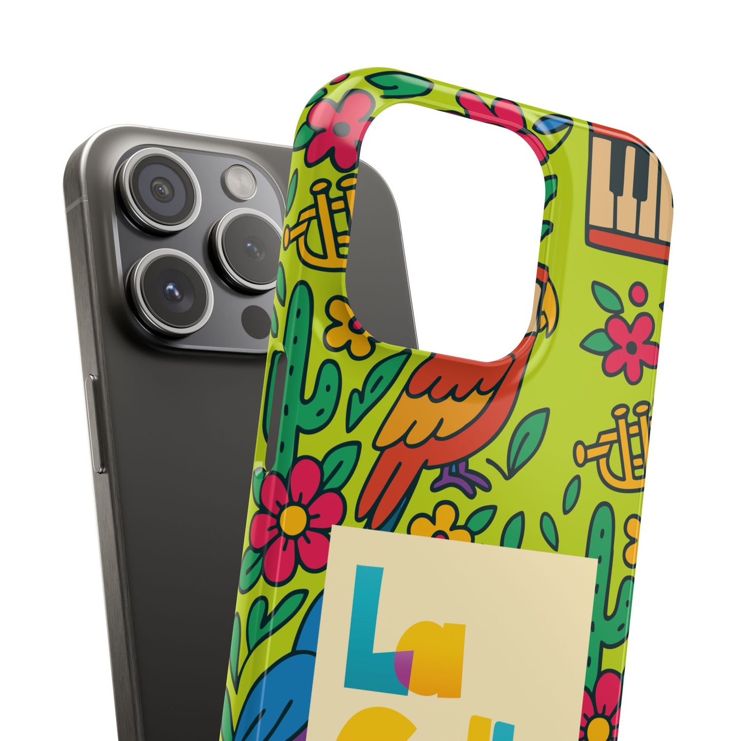 Slim Phone Case – Electric Verde by La Calle Band