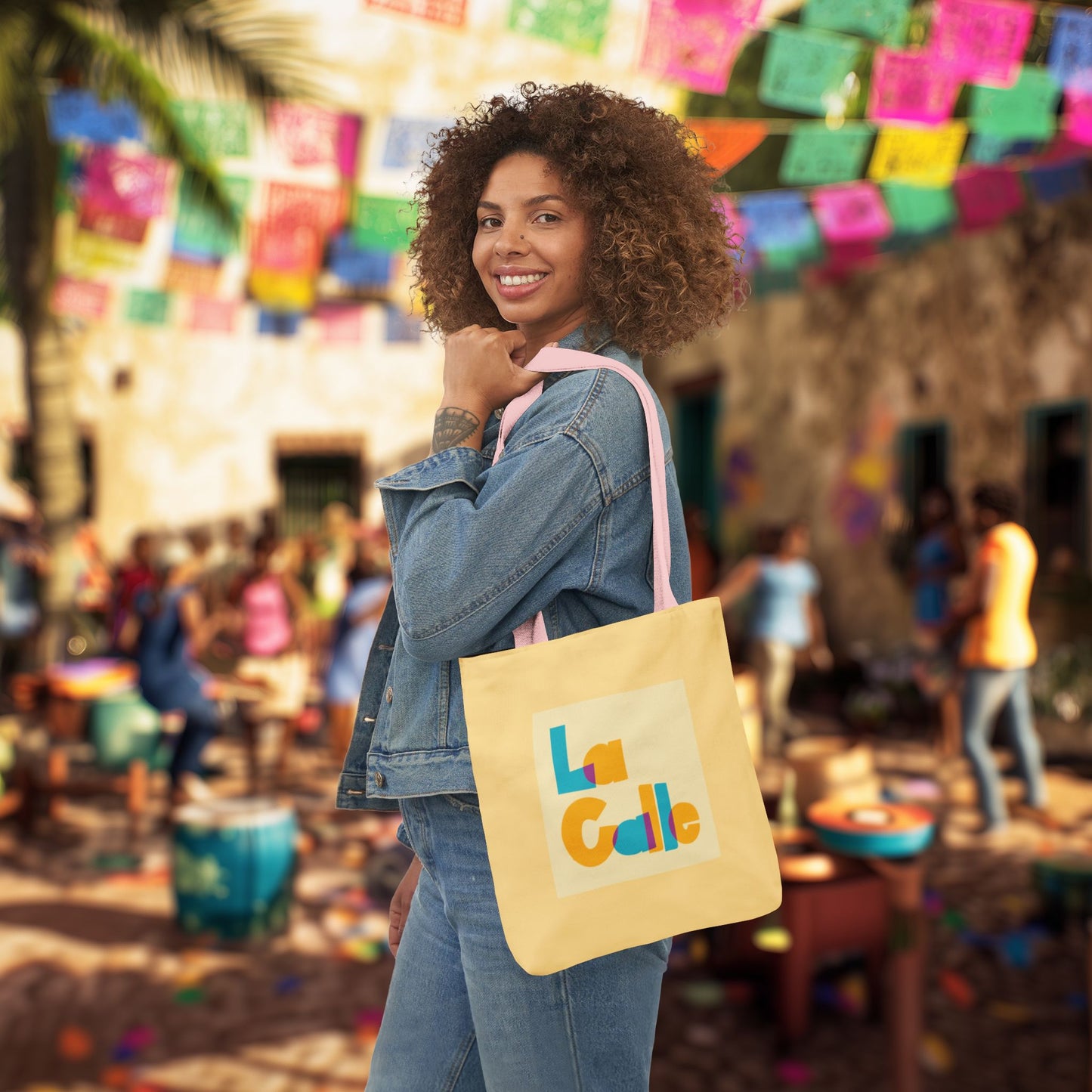 Classic Logo Canvas Tote Bag