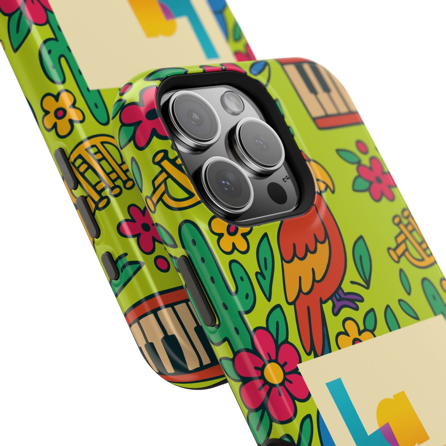 Impact-Resistant Phone Case – Electric Verde by La Calle Band