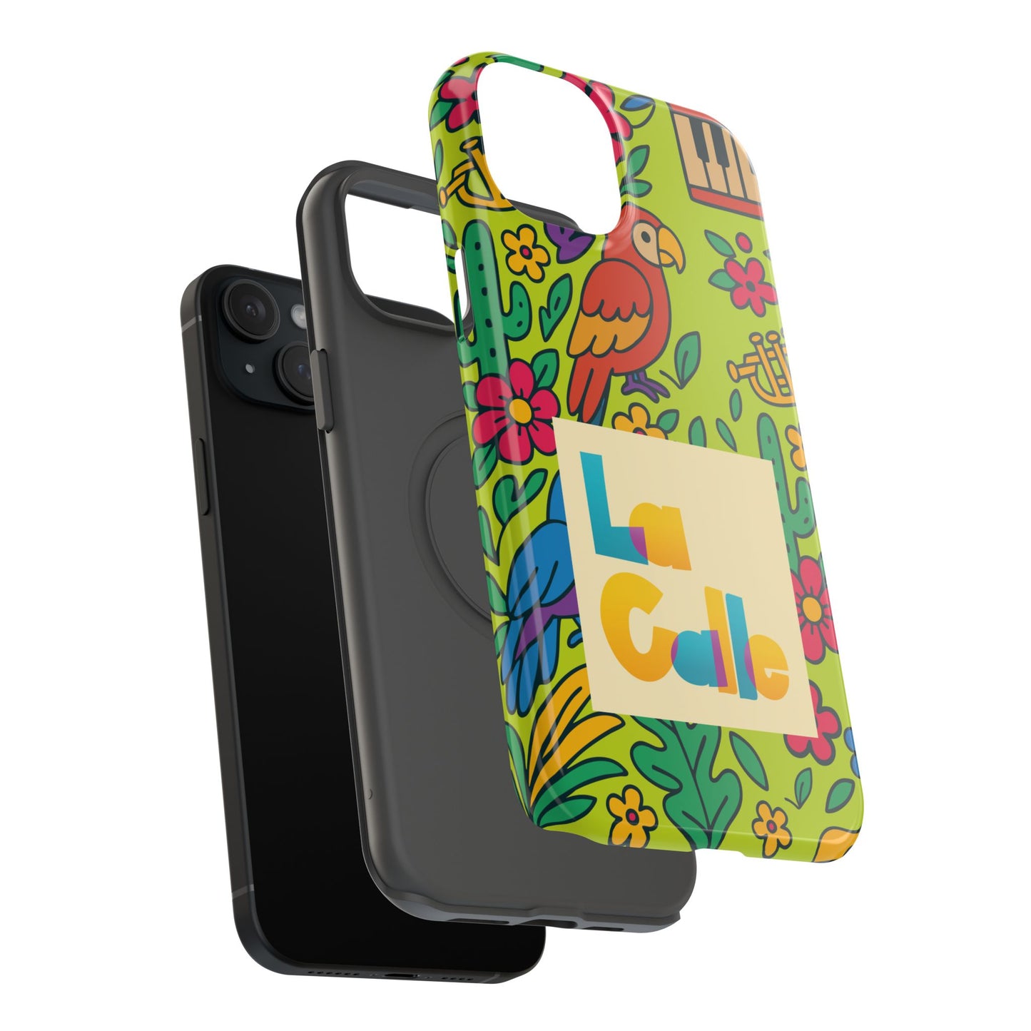 Impact-Resistant Phone Case – Electric Verde by La Calle Band