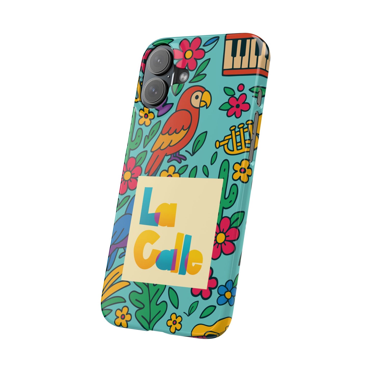 Slim Phone Case – Calle Azul by La Calle Band