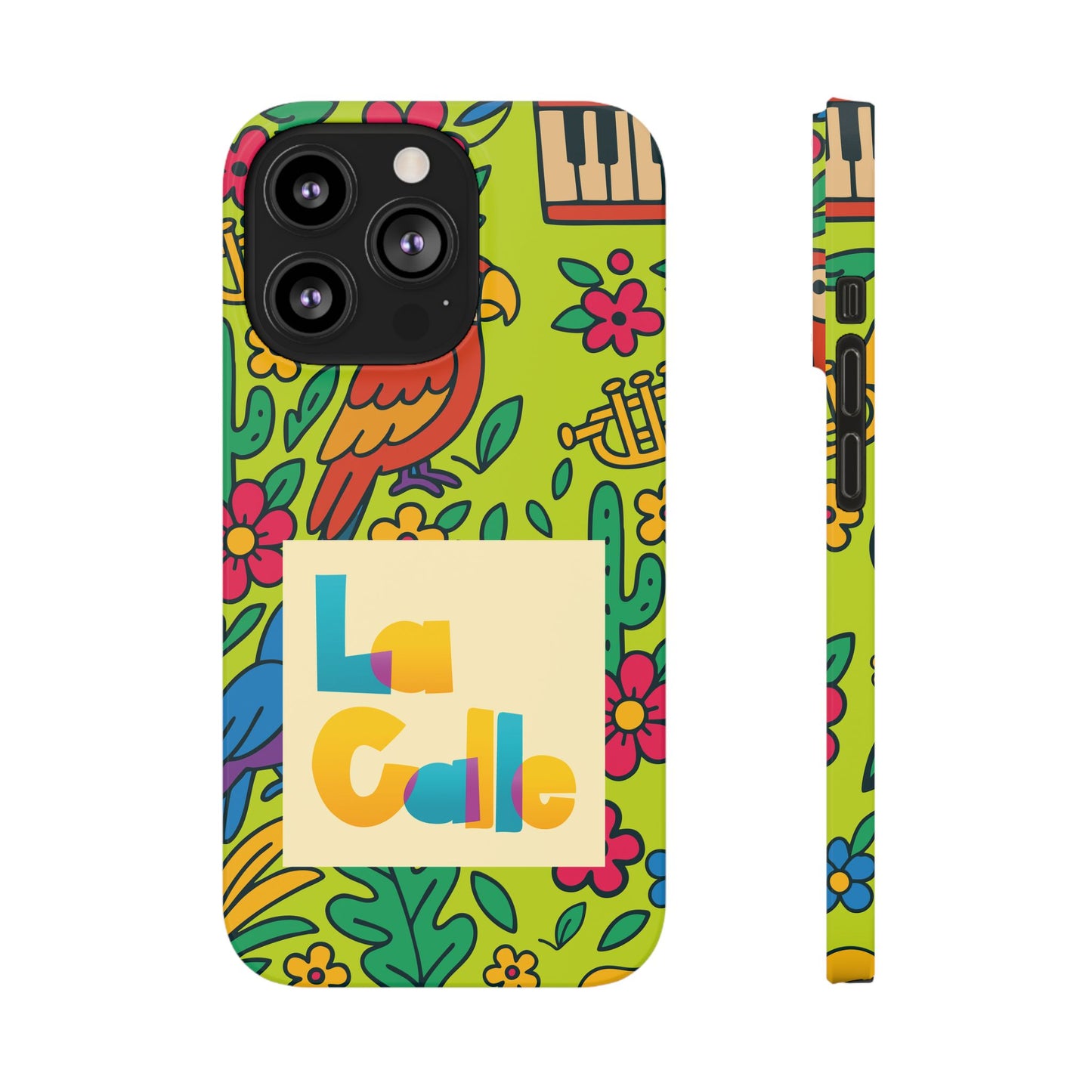 Slim Phone Case – Electric Verde by La Calle Band