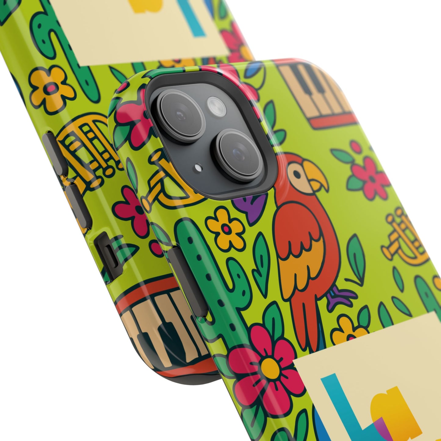 Impact-Resistant Phone Case – Electric Verde by La Calle Band