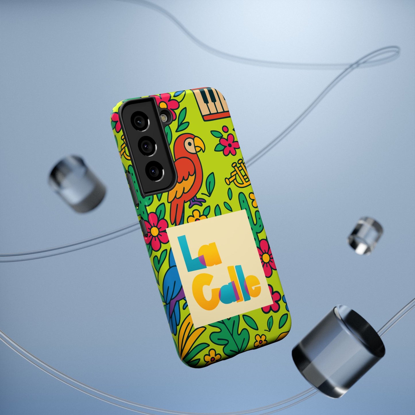 Impact-Resistant Phone Case – Electric Verde by La Calle Band
