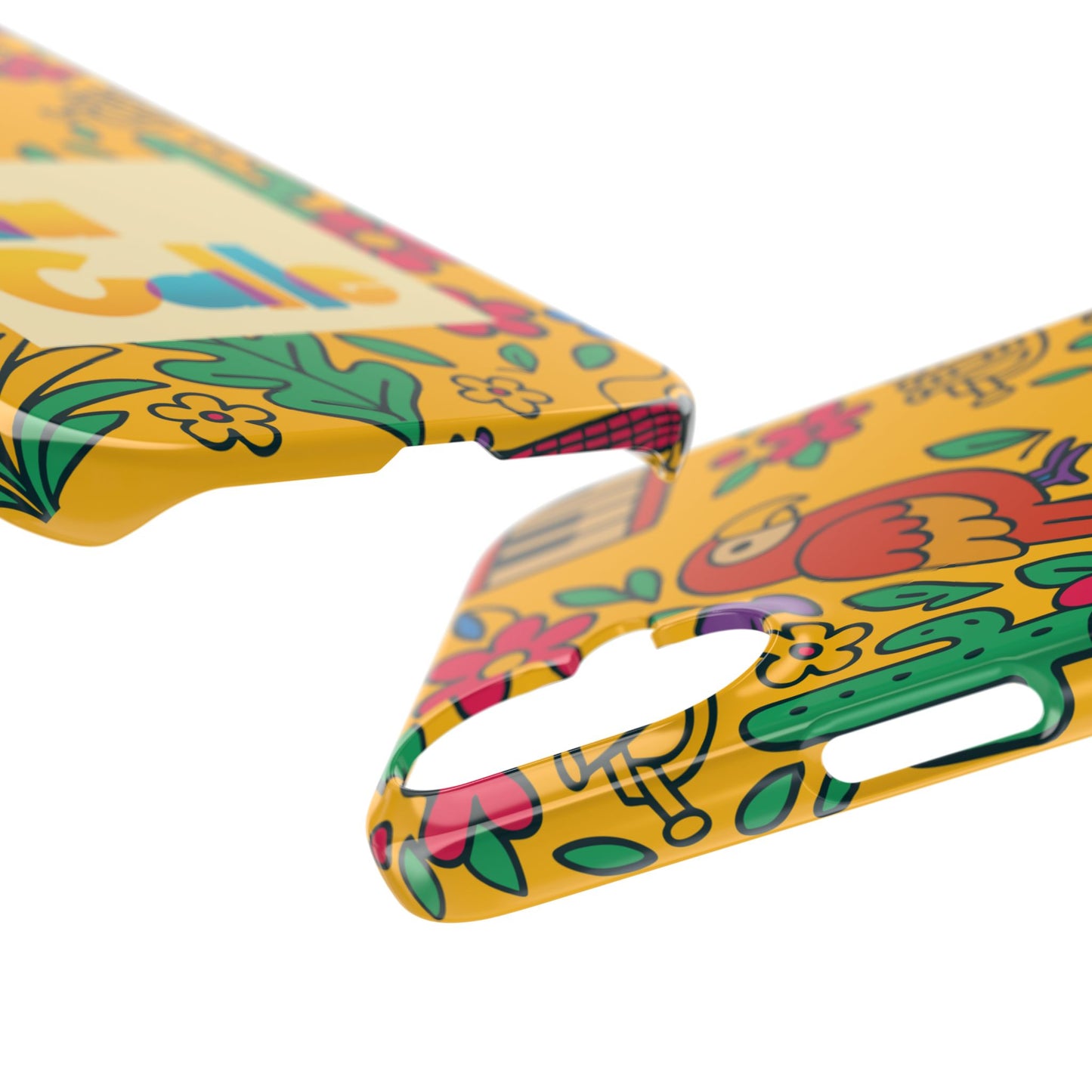 Slim Phone Case – Amarillo Ritmo by La Calle Band