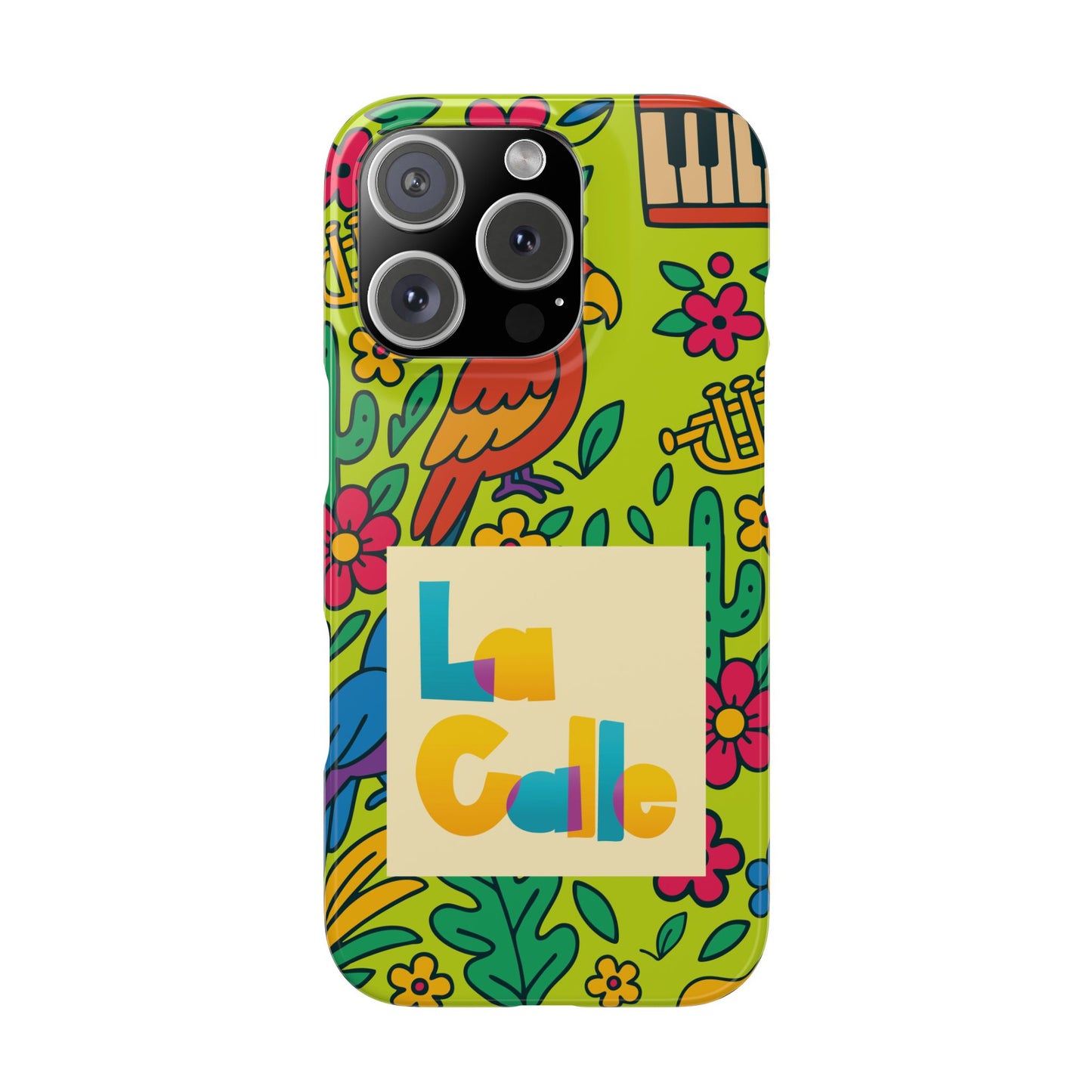 Slim Phone Case – Electric Verde by La Calle Band