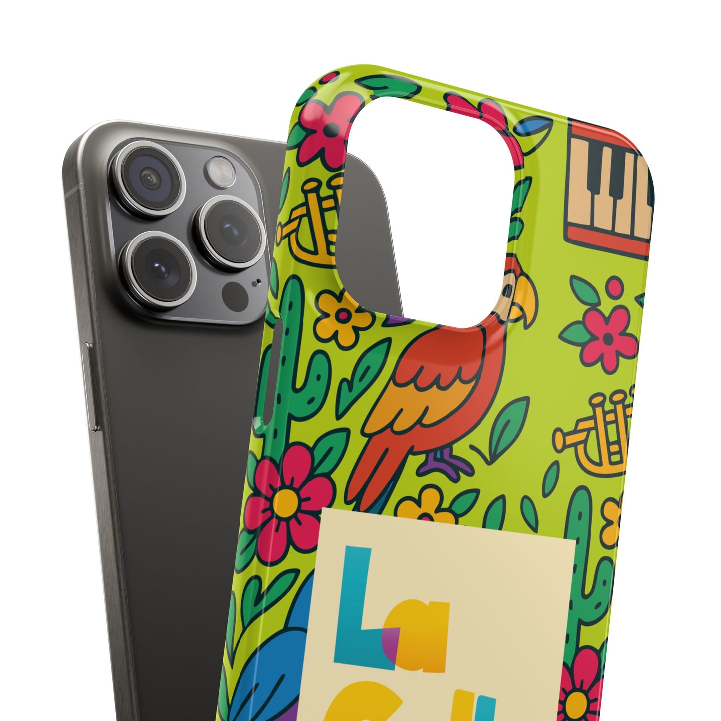 Slim Phone Case – Electric Verde by La Calle Band