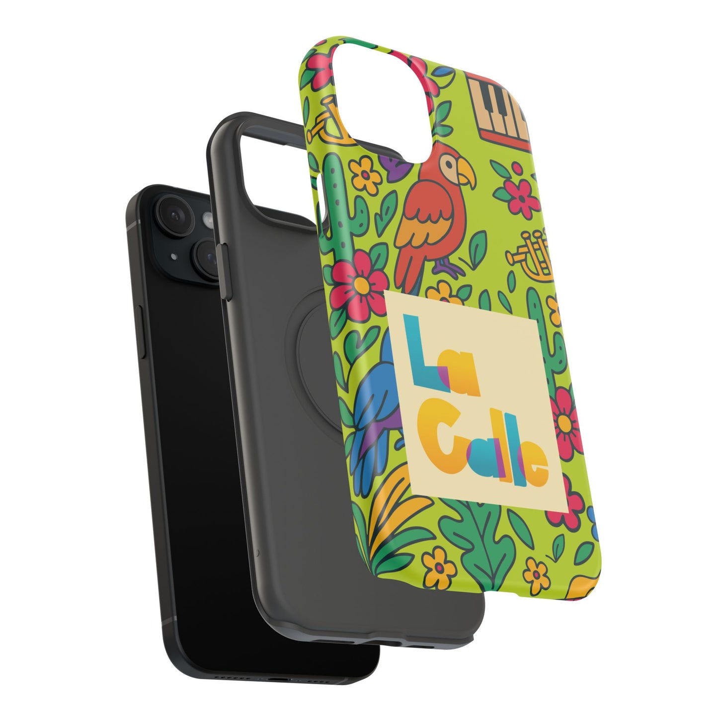 Impact-Resistant Phone Case – Electric Verde by La Calle Band