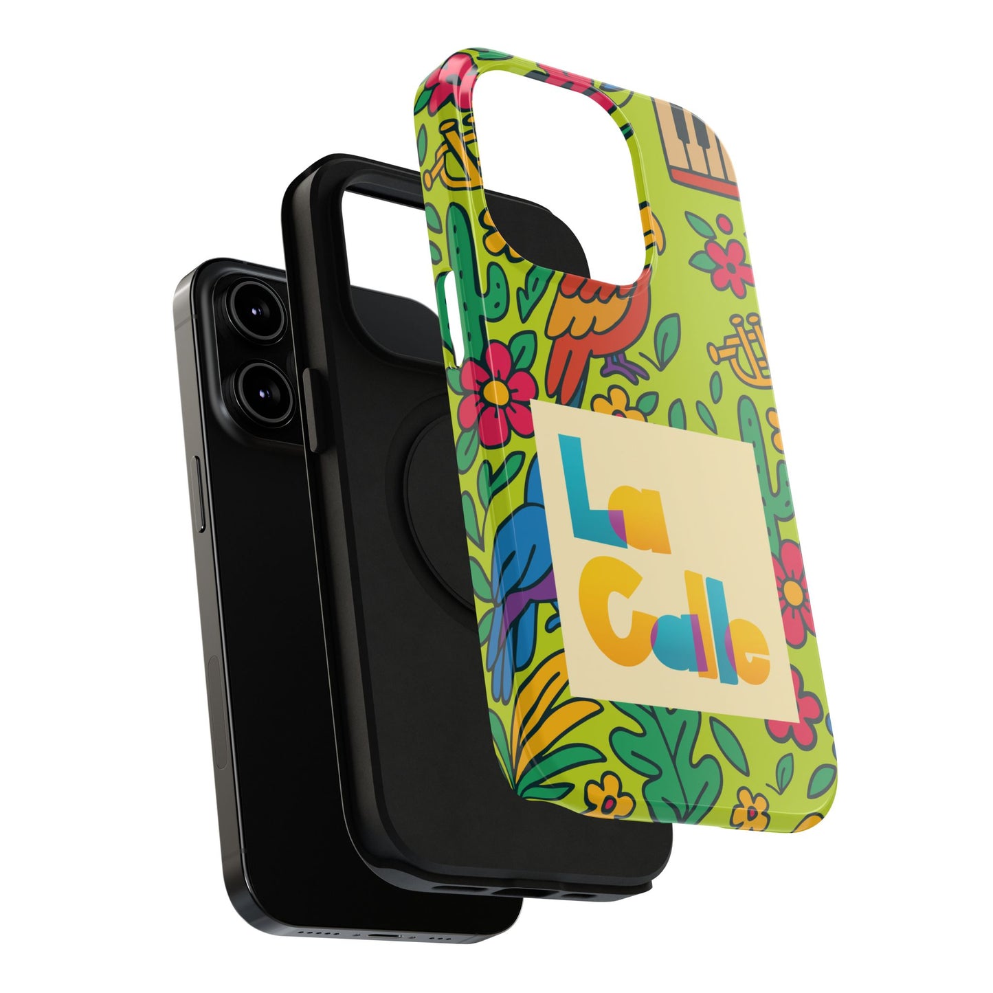 Impact-Resistant Phone Case – Electric Verde by La Calle Band
