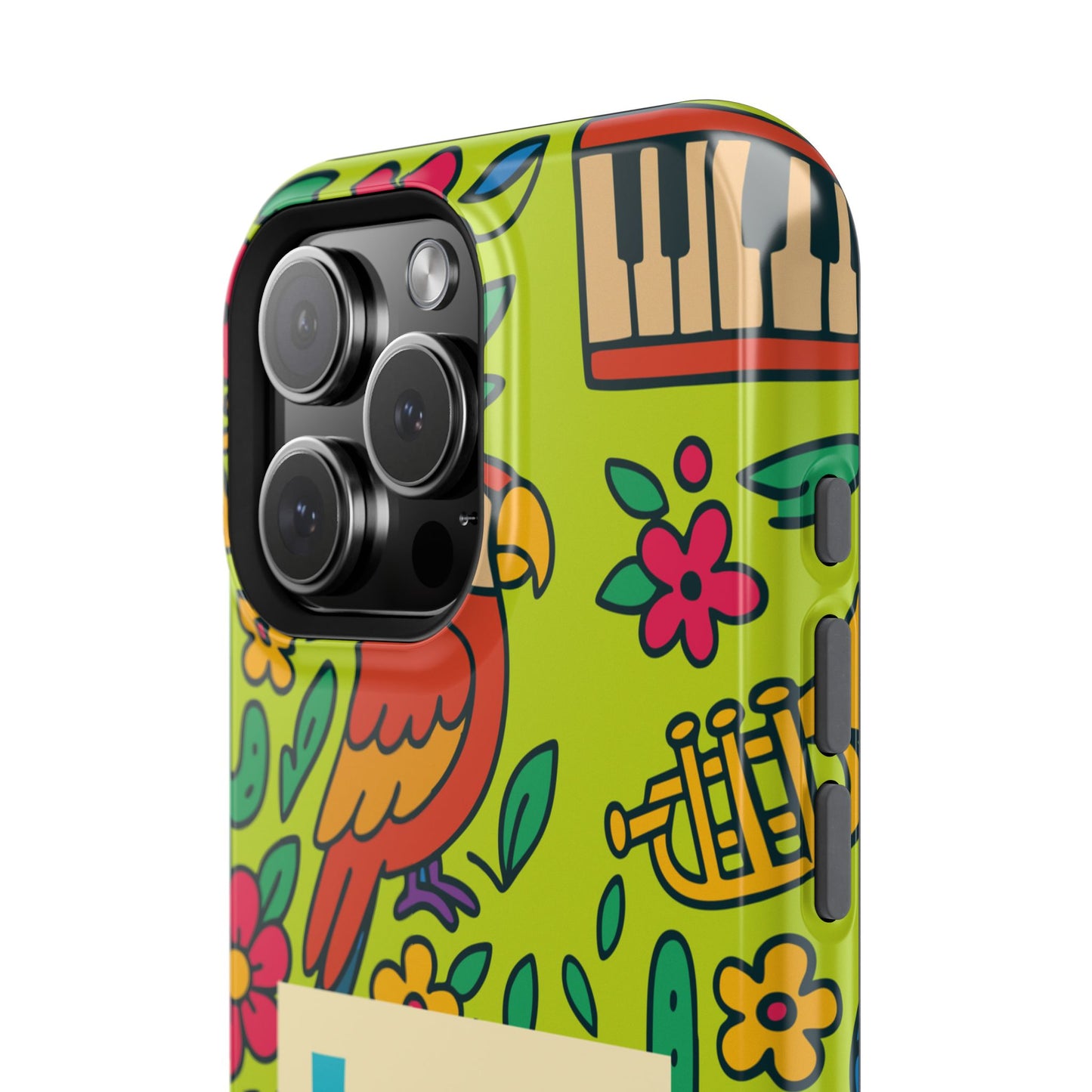 Impact-Resistant Phone Case – Electric Verde by La Calle Band