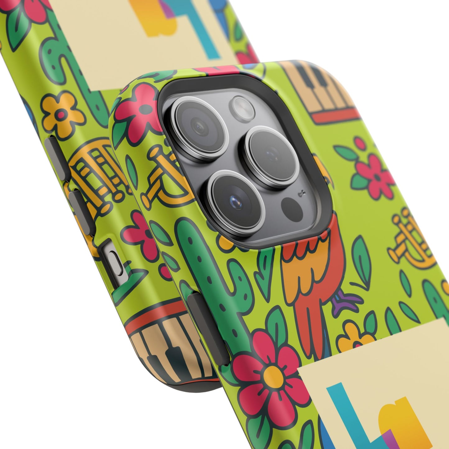 Impact-Resistant Phone Case – Electric Verde by La Calle Band