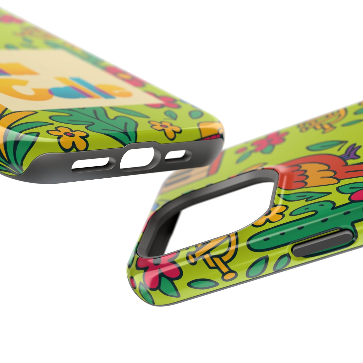 Impact-Resistant Phone Case – Electric Verde by La Calle Band