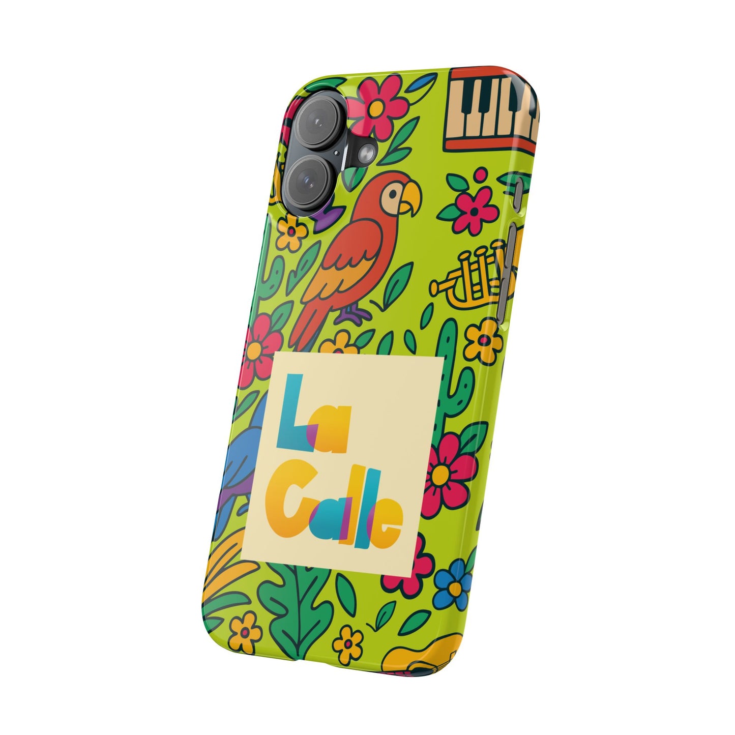 Slim Phone Case – Electric Verde by La Calle Band
