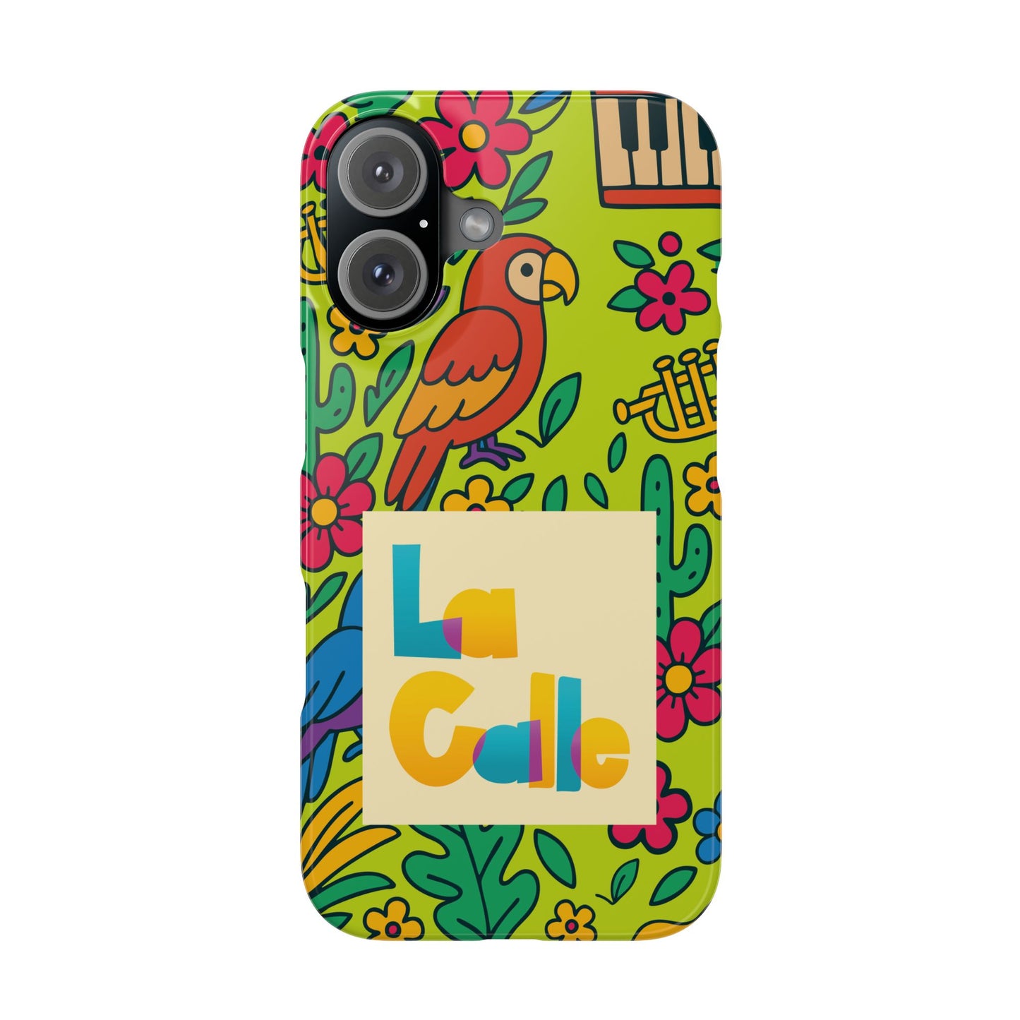 Slim Phone Case – Electric Verde by La Calle Band