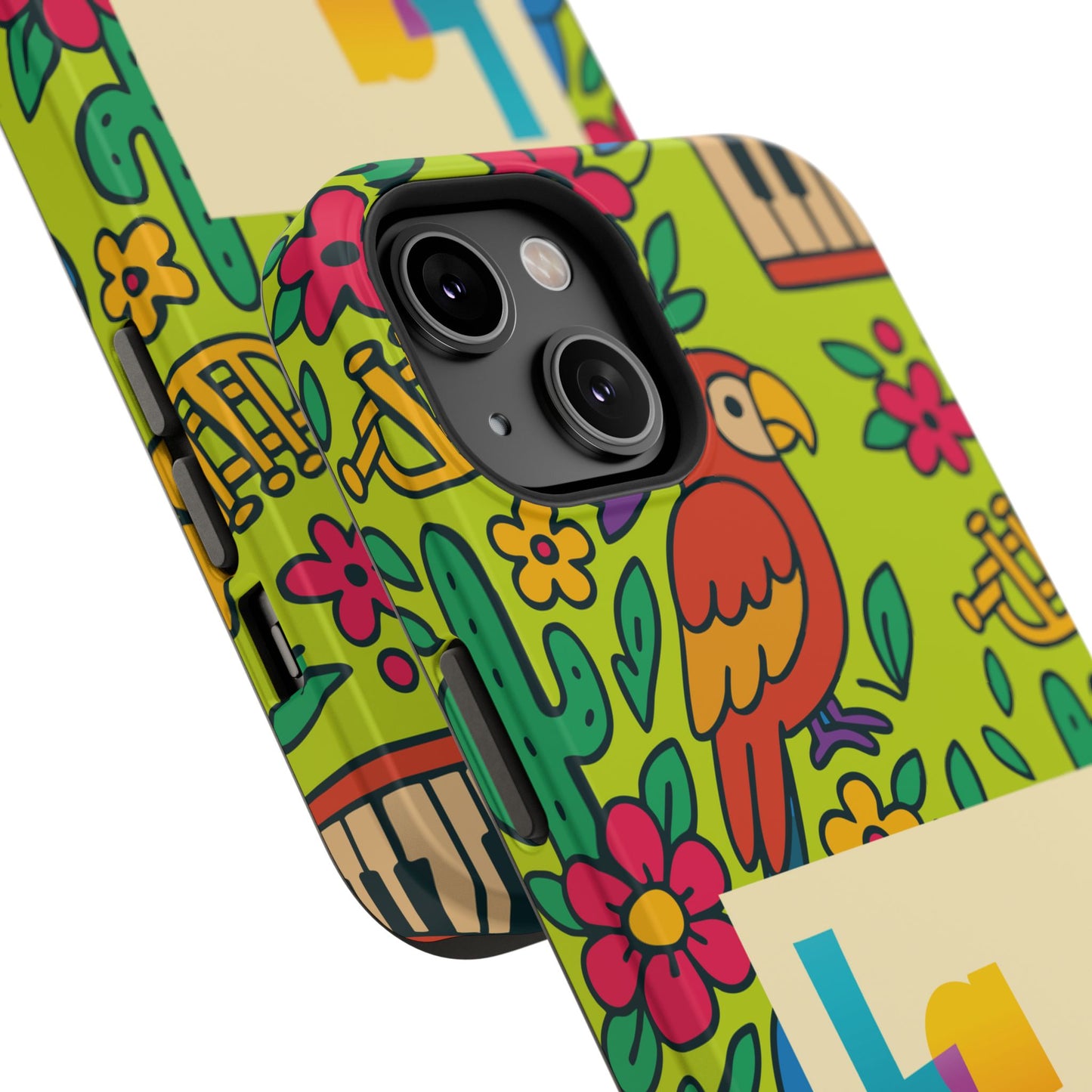 Impact-Resistant Phone Case – Electric Verde by La Calle Band