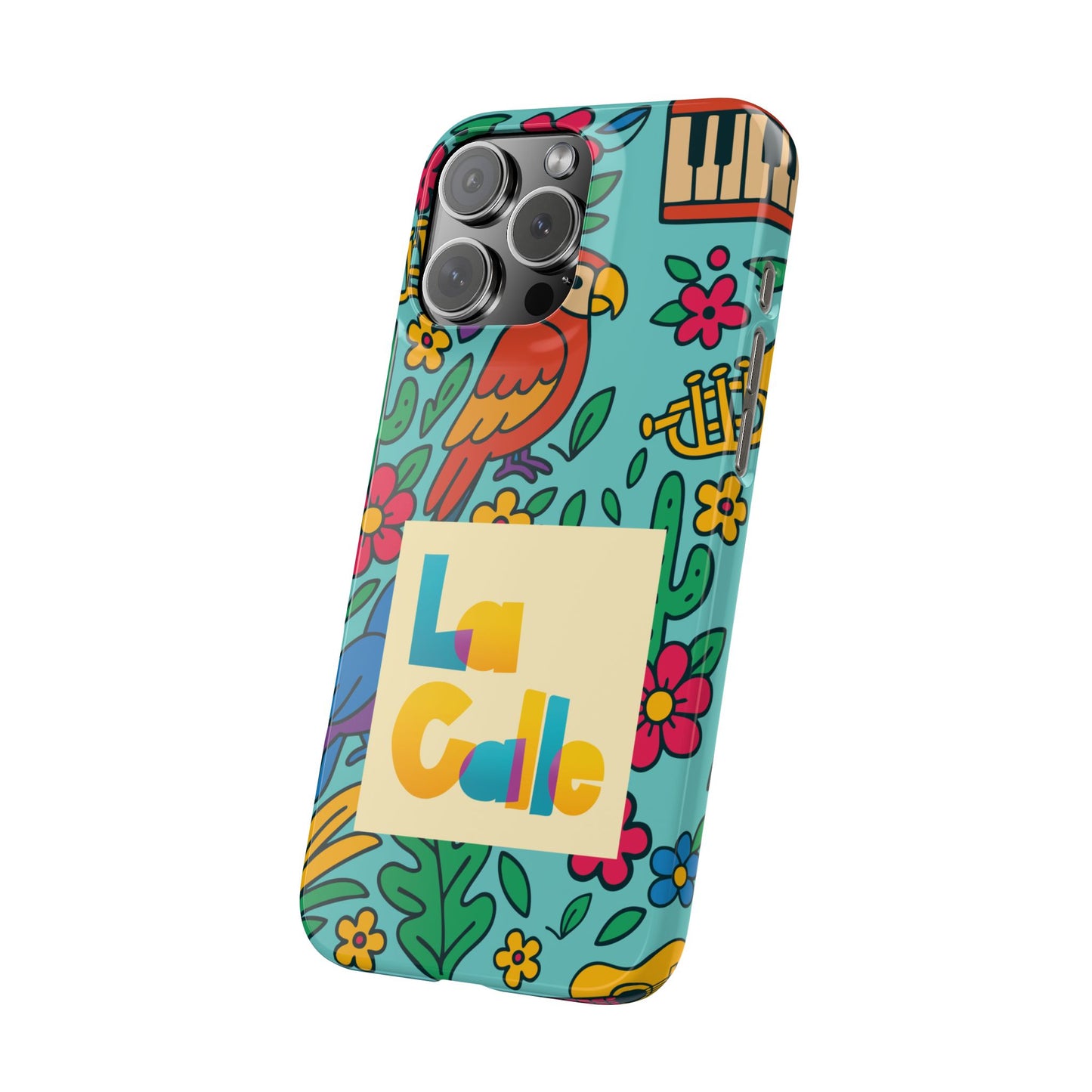 Slim Phone Case – Calle Azul by La Calle Band