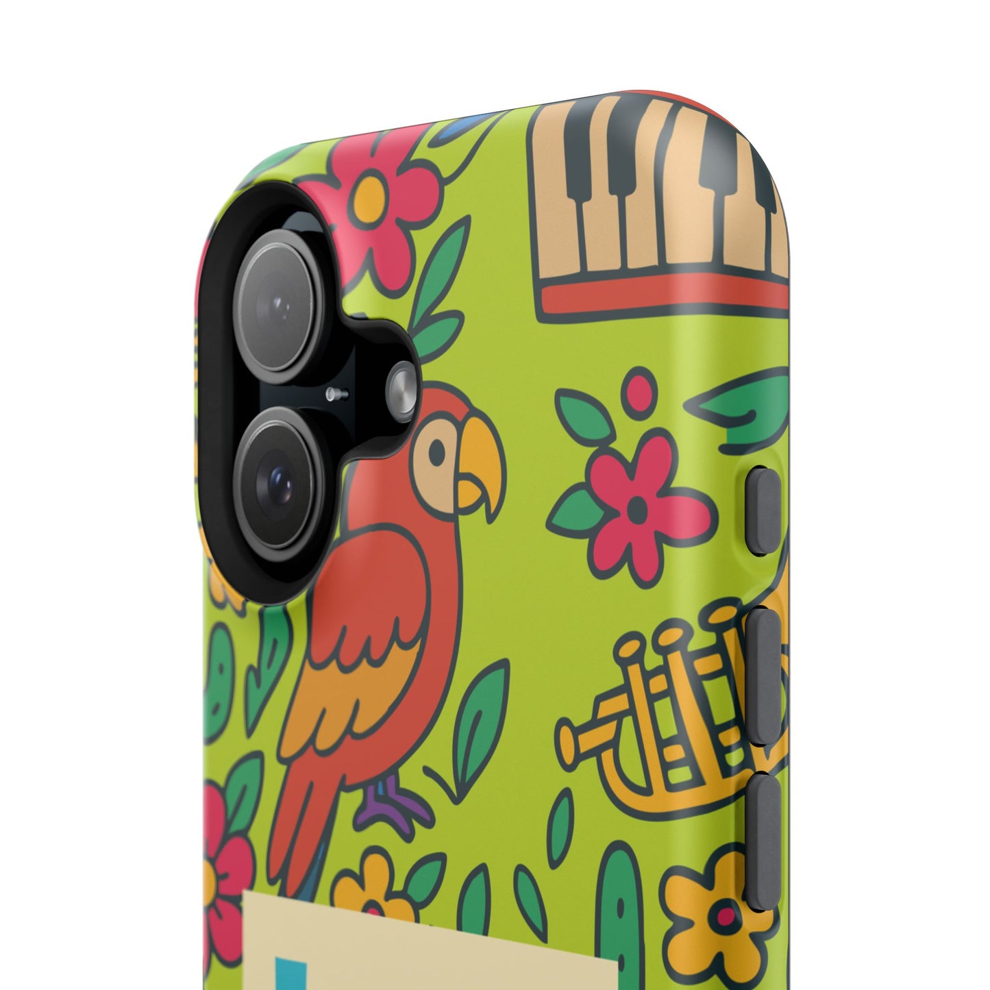 Impact-Resistant Phone Case – Electric Verde by La Calle Band