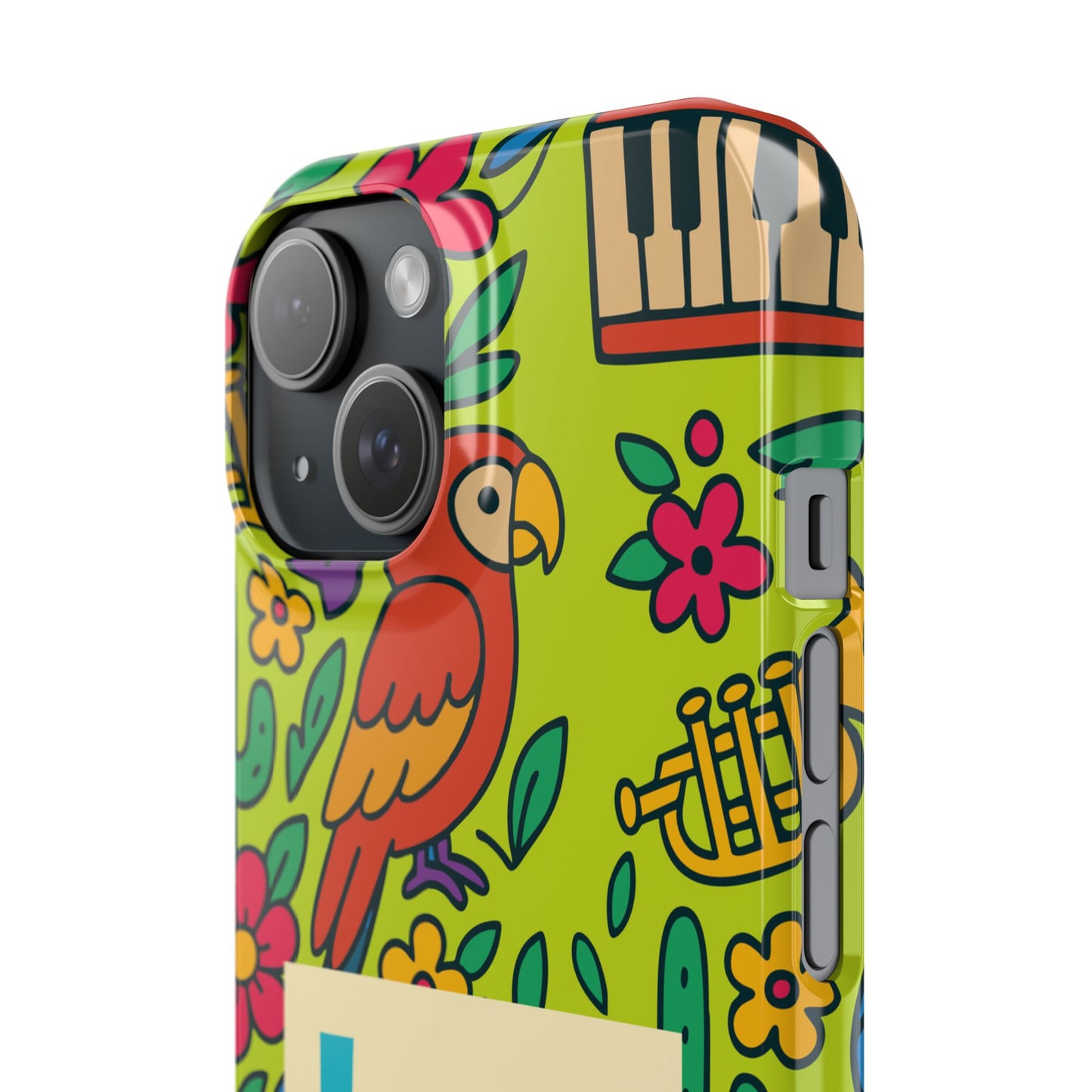 Slim Phone Case – Electric Verde by La Calle Band