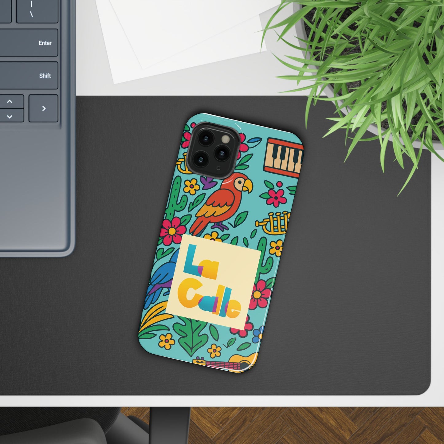 Slim Phone Case – Calle Azul by La Calle Band