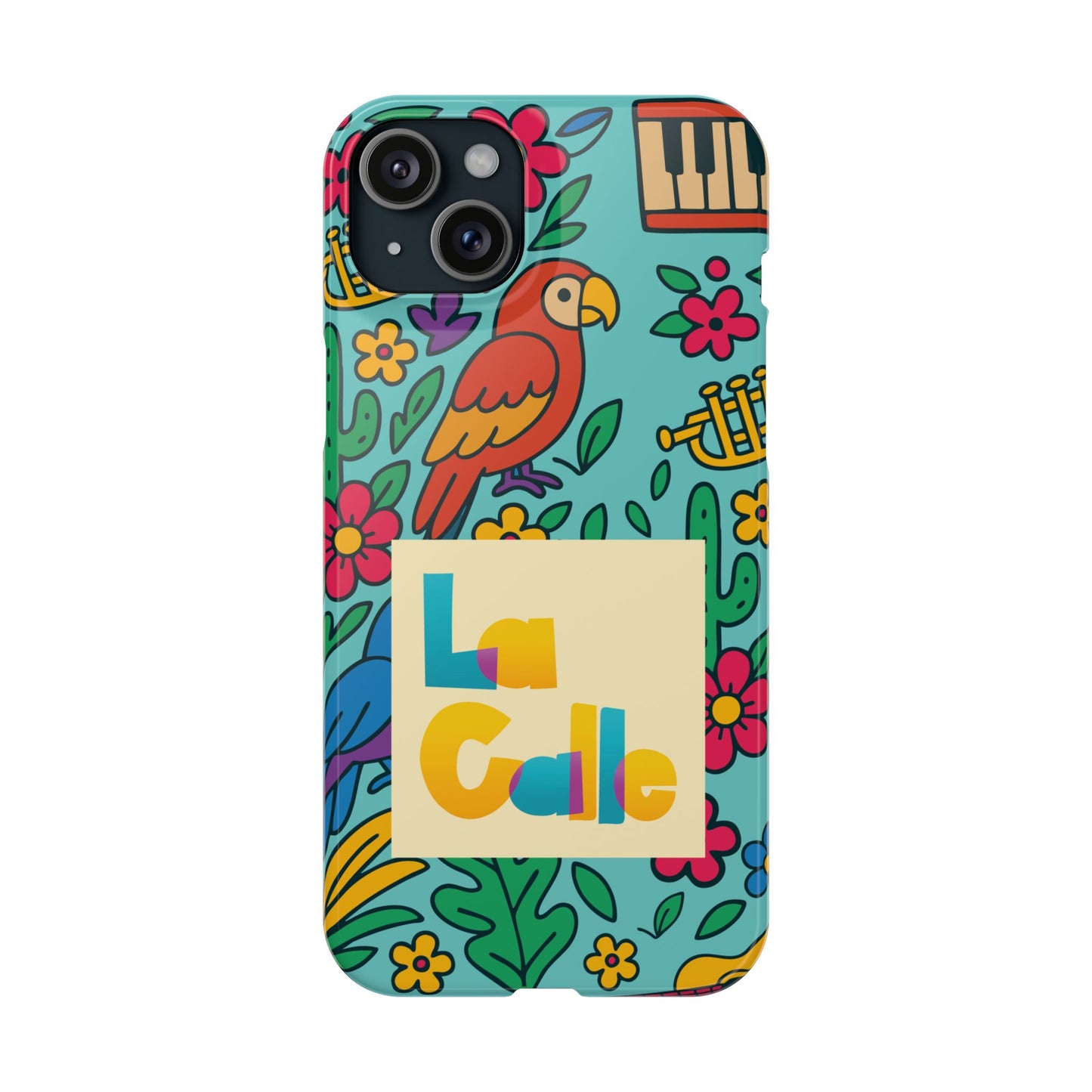 Slim Phone Case – Calle Azul by La Calle Band