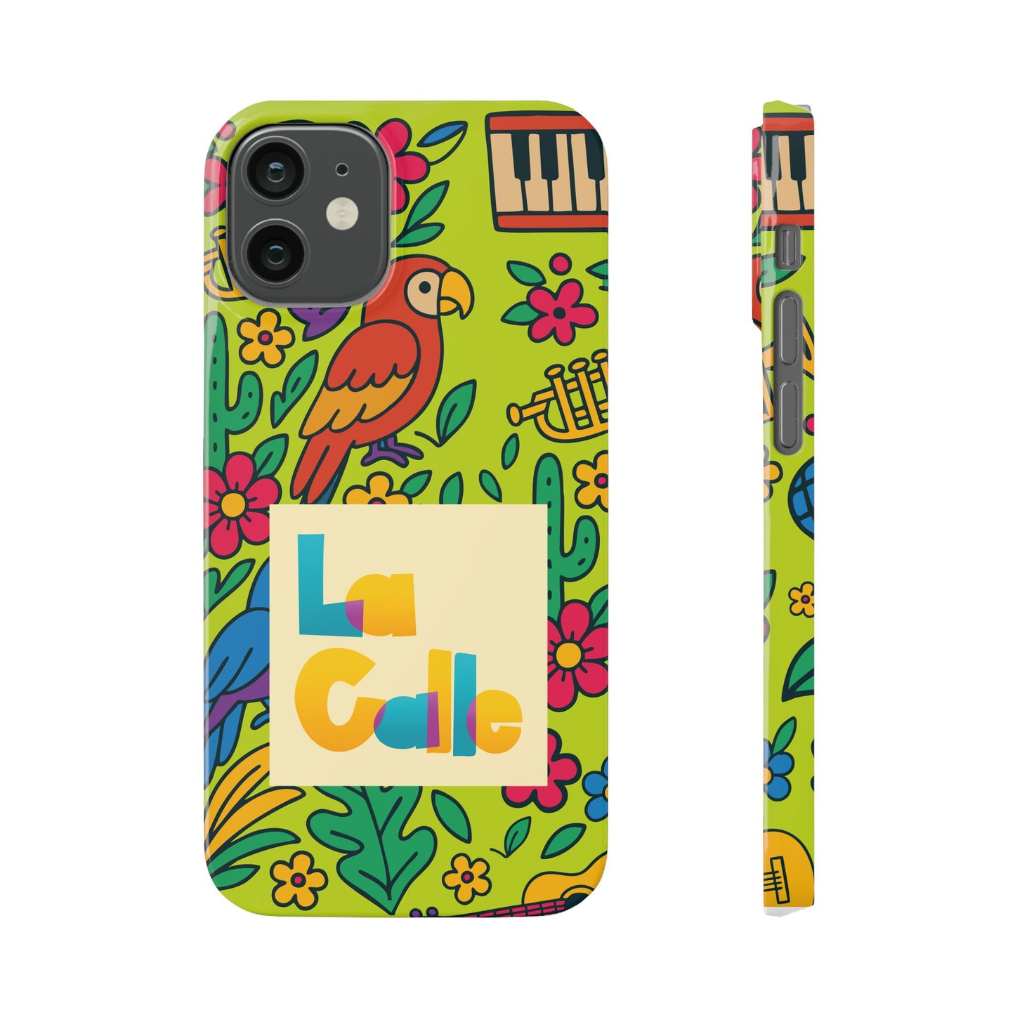 Slim Phone Case – Electric Verde by La Calle Band