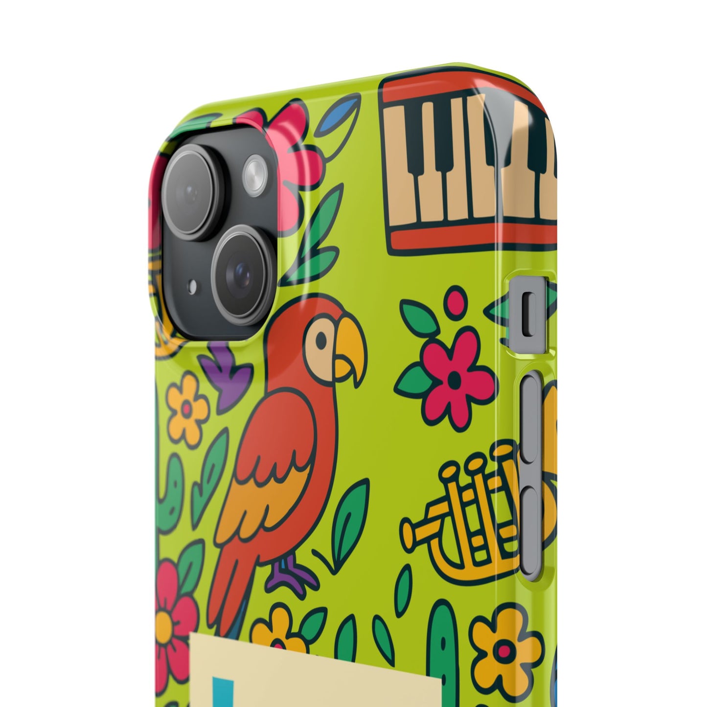 Slim Phone Case – Electric Verde by La Calle Band