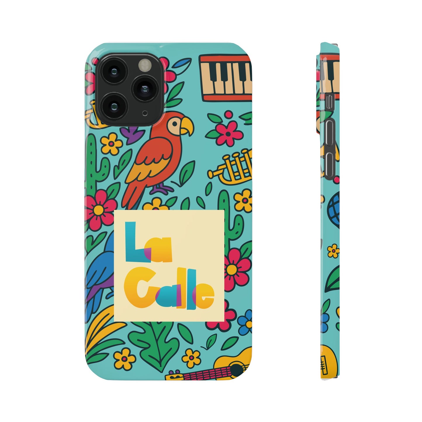 Slim Phone Case – Calle Azul by La Calle Band