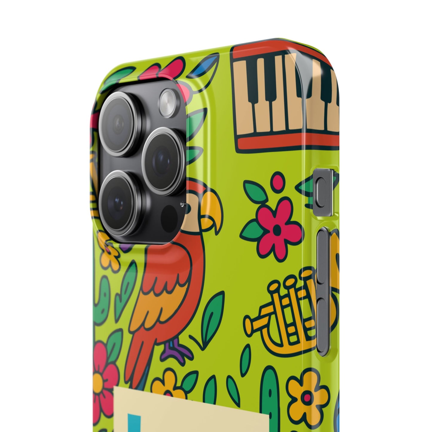 Slim Phone Case – Electric Verde by La Calle Band