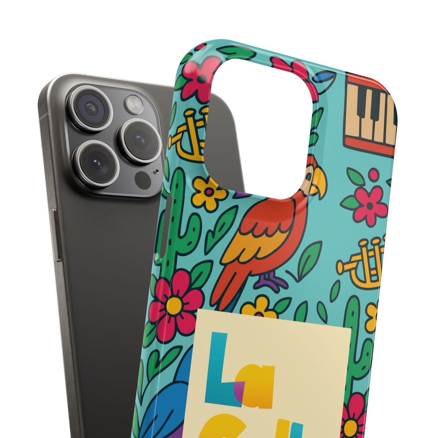 Slim Phone Case – Calle Azul by La Calle Band