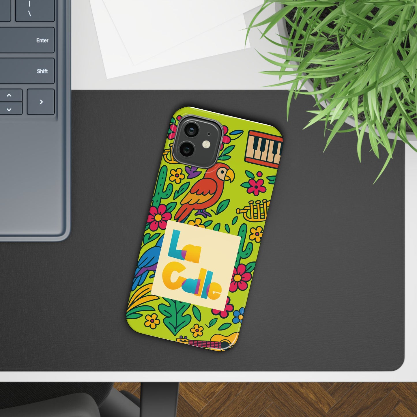 Slim Phone Case – Electric Verde by La Calle Band