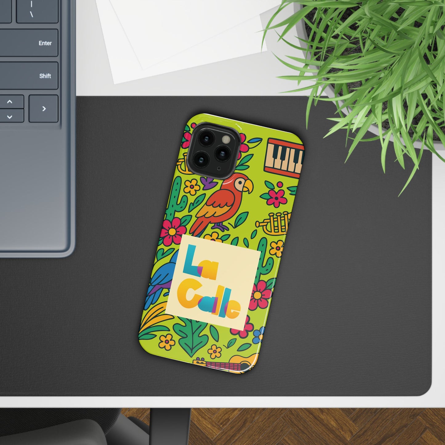 Slim Phone Case – Electric Verde by La Calle Band
