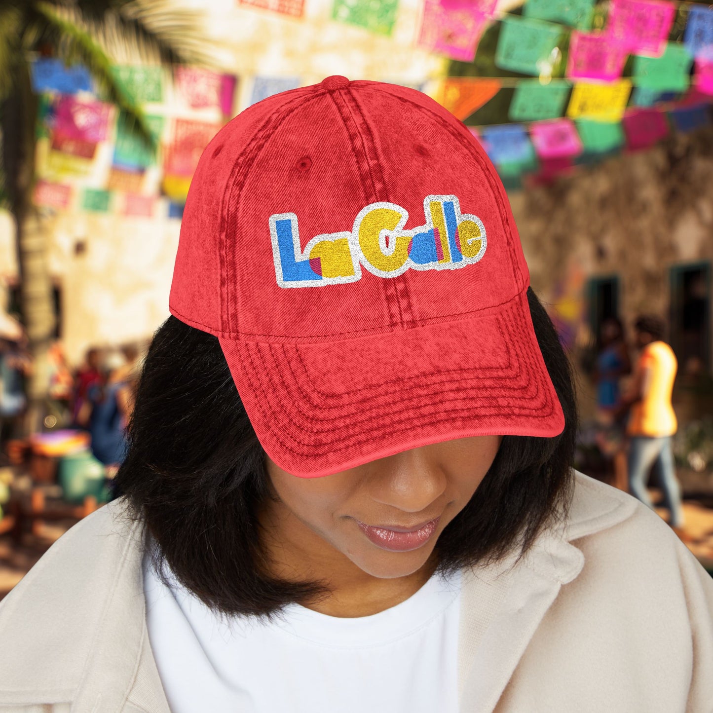 La Calle Classic Logo Vintage Cap