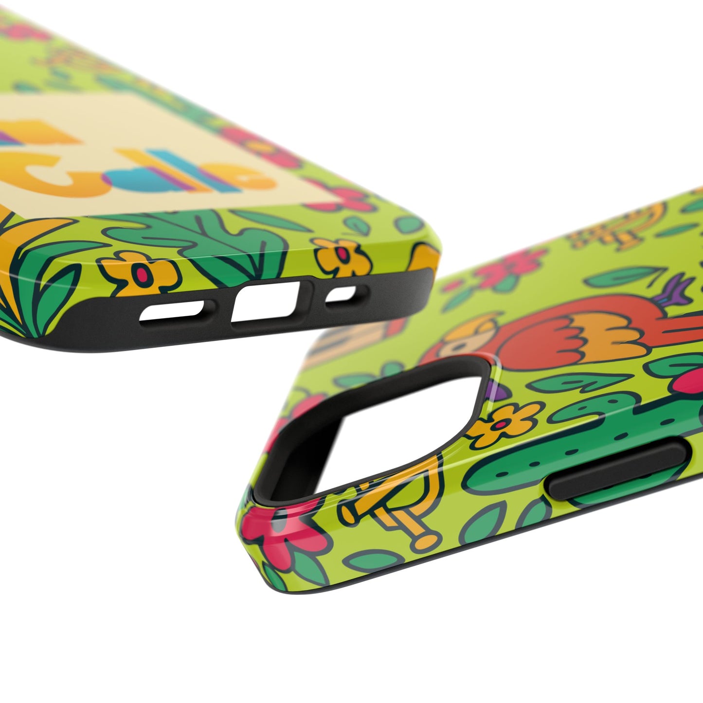 Impact-Resistant Phone Case – Electric Verde by La Calle Band
