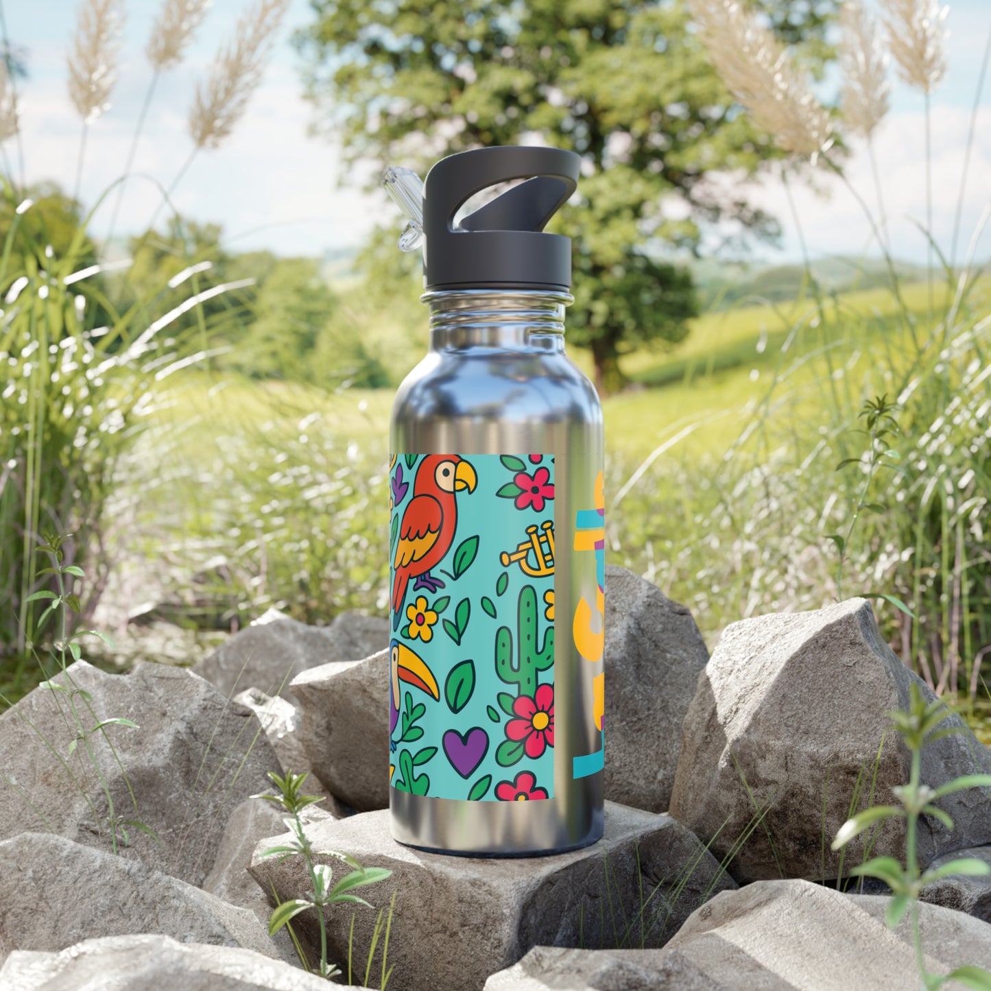 Calle Azul Stainless Steel Water Bottle